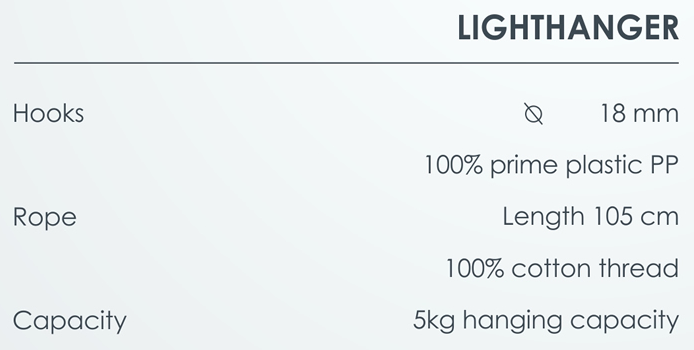 GHP Lighthanger Aufhänger-Set 5kg Details 2